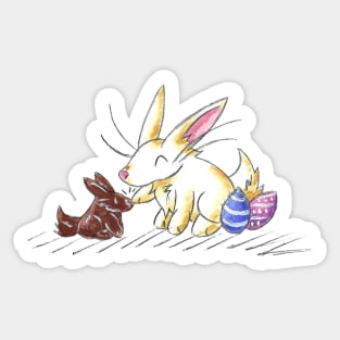 April Rabbits Sticker